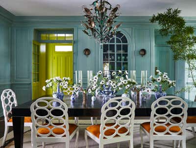  Transitional Family Home Dining Room. Anne Boone House by Ceara Donnelley Ltd. Co..