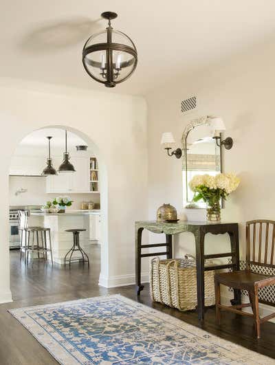  Mediterranean Family Home Entry and Hall. Santa Monica Spanish Colonial by Christine Markatos Design.