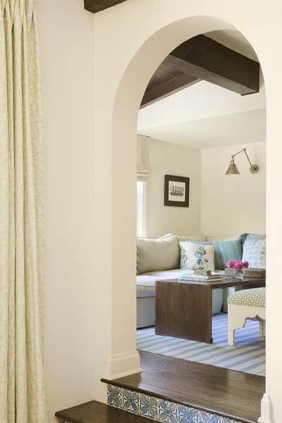  Mediterranean Family Home Living Room. Santa Monica Spanish Colonial by Christine Markatos Design.