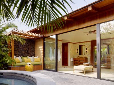  Beach Style Patio and Deck. Four Seasons Hawaii Beach House by Christine Markatos Design.
