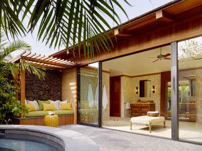  Beach Style Vacation Home Patio and Deck. Four Seasons Hawaii Beach House by Christine Markatos Design.