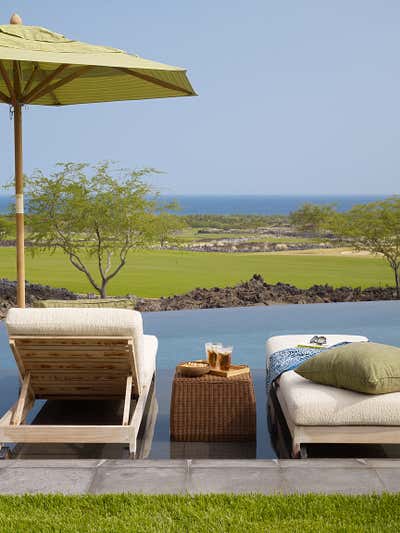 Beach Style Vacation Home Patio and Deck. Four Seasons Hawaii Beach House by Christine Markatos Design.