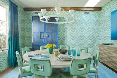  Mediterranean Dining Room. Santa Monica Guest House by Christine Markatos Design.