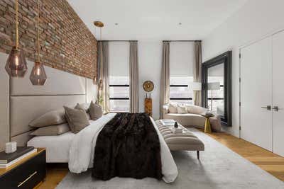  Rustic Family Home Bedroom. A Penthouse in Soho by Ychelle Interior Design.