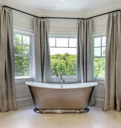  Transitional Country House Bathroom. A Home in the Country by Ychelle Interior Design.