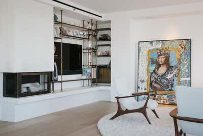  Eclectic Family Home Living Room. A Residence in Tribeca by Ychelle Interior Design.