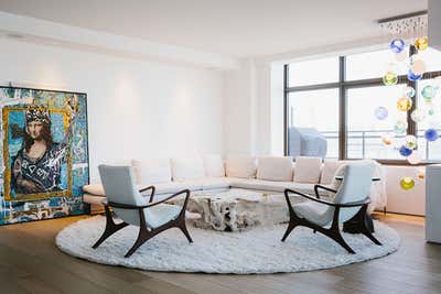  Organic Family Home Living Room. A Residence in Tribeca by Ychelle Interior Design.
