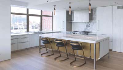  Eclectic Family Home Kitchen. A Residence in Tribeca by Ychelle Interior Design.
