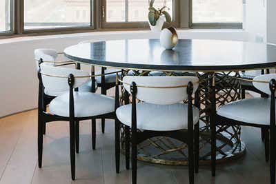  Contemporary Family Home Dining Room. A Residence in Tribeca by Ychelle Interior Design.
