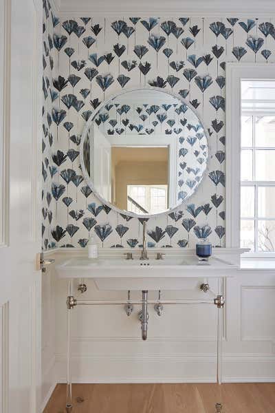  Contemporary Family Home Bathroom. Greenwich, CT by Melanie Morris Interiors.