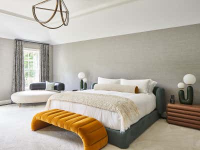  Contemporary Family Home Bedroom. Purchase, NY by Melanie Morris Interiors.