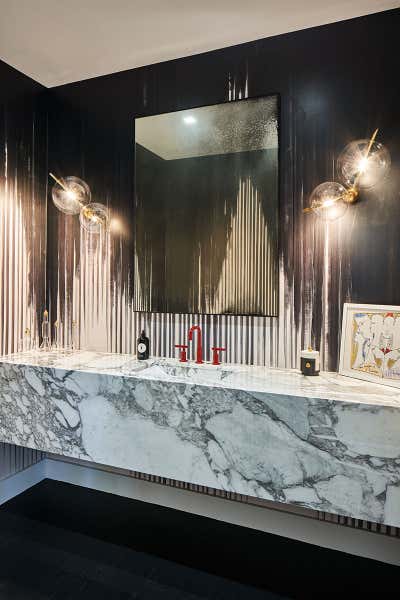  Contemporary Family Home Bathroom. Purchase, NY by Melanie Morris Interiors.