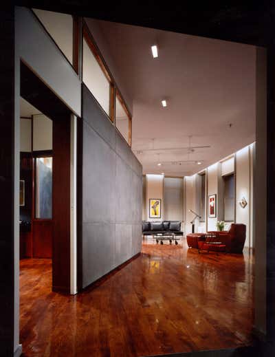  Modern Apartment Living Room. TRIBECA LOFT RESIDENCE by Christine A.L. Restaino Architect P.C..
