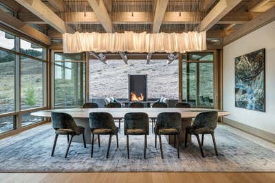  Modern Organic Vacation Home Dining Room. Kanzan by Lucas.