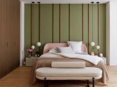 Modern Family Home Bedroom. A mindful London dwelling by Carden Cunietti.