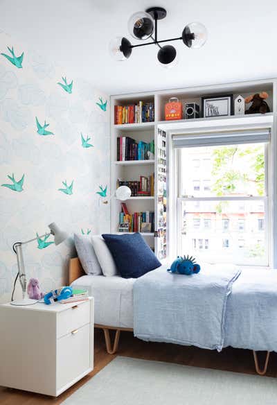  Family Home Children's Room. Brooklyn Heights Townhouse by Lucy Harris Studio.
