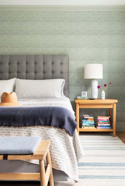  Modern Eclectic Family Home Bedroom. Brooklyn Heights Townhouse by Lucy Harris Studio.