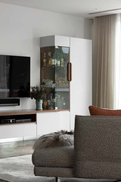  Maximalist Living Room. Aubins  by Sara Levitas Design Studio.
