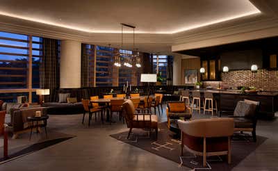  Craftsman Hotel Living Room. Cypress Lounge by Cravotta Interiors.