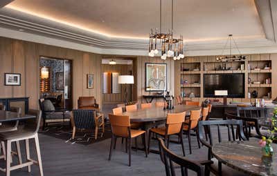  Art Deco Craftsman Hotel Open Plan. Cypress Lounge by Cravotta Interiors.