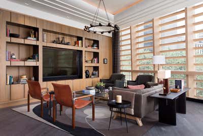  Bohemian Hotel Living Room. Cypress Lounge by Cravotta Interiors.
