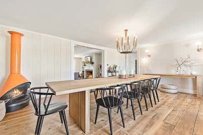  Farmhouse Family Home Dining Room. Hopping House by Sanford Collective.