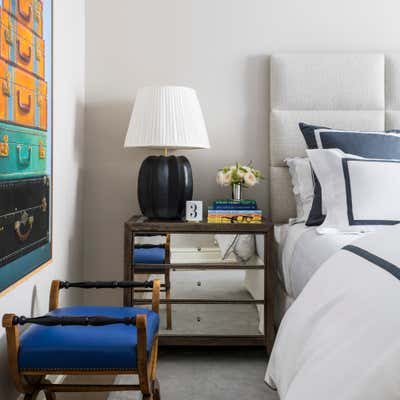  Transitional Contemporary Apartment Bedroom. Upper East Side by Liz Caan & Co..