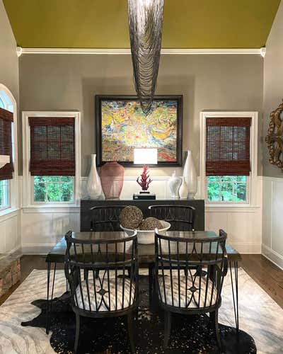  Eclectic Family Home Dining Room. Project Hoskins House by Kingston-Bryce Interiors.