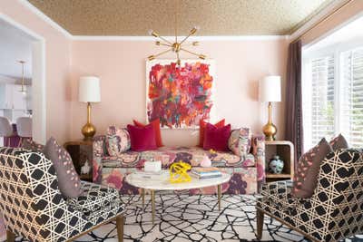  Asian Family Home Living Room. Granada Drive by Ashley DeLapp Interior Design LLC.