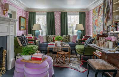  Eclectic Traditional Family Home Living Room. Acacia Avenue by Liz Caan & Co..