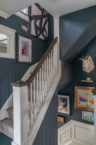 Eclectic Entry and Hall. Acacia Avenue by Liz Caan & Co..