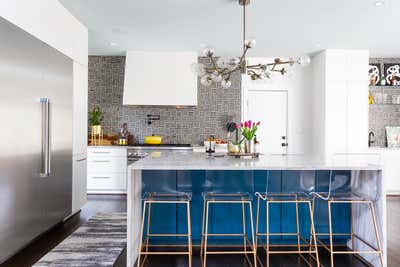  Eclectic Family Home Kitchen. Oaks Wynd Drive by Ashley DeLapp Interior Design LLC.