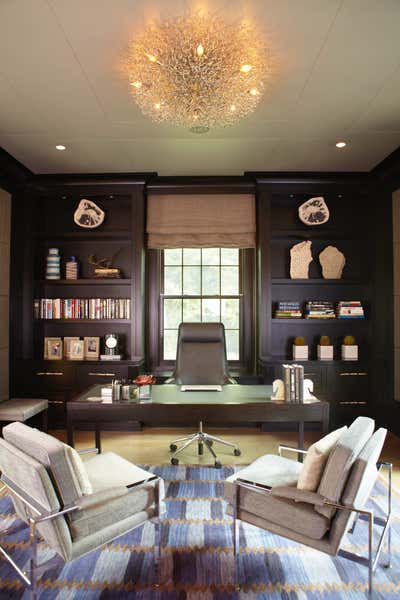  Transitional Family Home Office and Study. FAMILY HOUSE NEW YORK by Rachel Laxer Interiors.