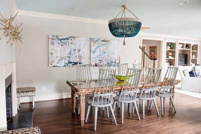  Eclectic Family Home Dining Room. Normandy Road by Ashley DeLapp Interior Design LLC.