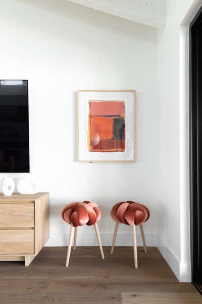  Mid-Century Modern Family Home Living Room. Colorful Scandi by Iconic Design + Build.