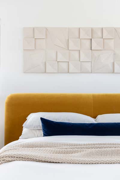  Contemporary Organic Family Home Bedroom. Colorful Scandi by Iconic Design + Build.