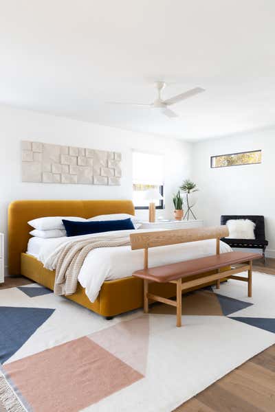  Modern Family Home Bedroom. Colorful Scandi by Iconic Design + Build.