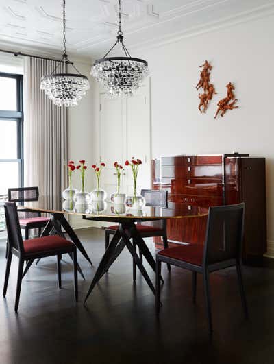  Art Deco Dining Room. Beaux Art Bachelor Pad by Marshall Morgan Erb Design Inc.