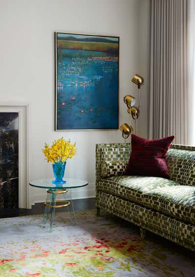  Art Deco Apartment Living Room. Beaux Art Bachelor Pad by Marshall Morgan Erb Design Inc.