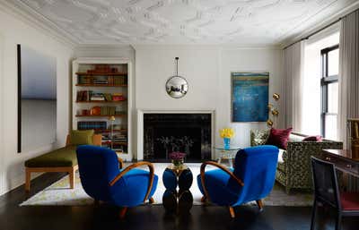  Art Deco Living Room. Beaux Art Bachelor Pad by Marshall Morgan Erb Design Inc.