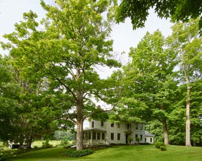  Farmhouse Exterior. Hudson Valley Residence by Hollymount, Ltd..