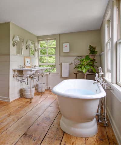  English Country Bathroom. Hudson Valley Residence by Hollymount, Ltd..