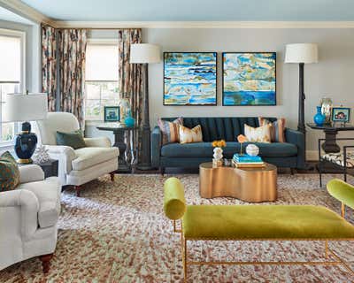  Transitional Family Home Living Room. Normandy Road by Ashley DeLapp Interior Design LLC.