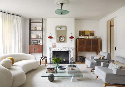  Eclectic Family Home Living Room. Townhouse, Chelsea by Bryan O'Sullivan Studio.