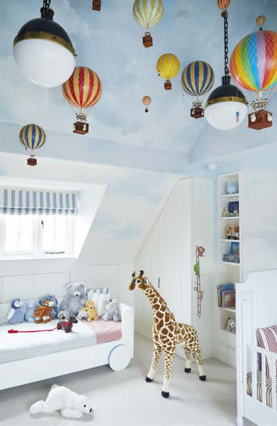  Eclectic Maximalist Family Home Children's Room. Townhouse, Chelsea by Bryan O'Sullivan Studio.