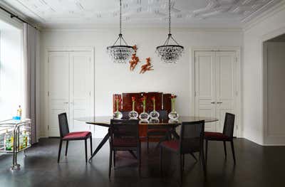  Art Deco Apartment Dining Room. Beaux Art Bachelor Pad by Marshall Morgan Erb Design Inc.