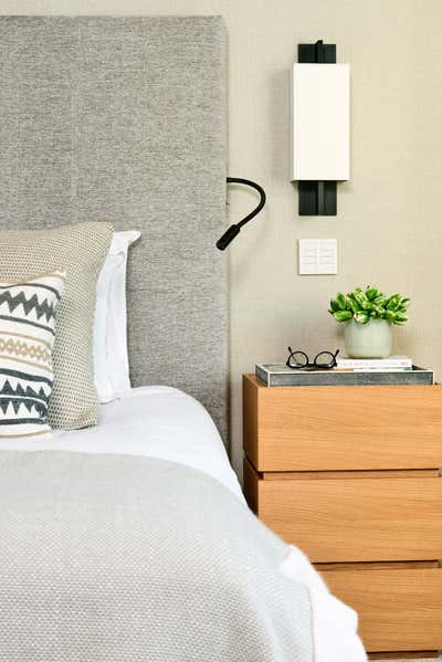  Mid-Century Modern Family Home Bedroom. Hampstead House by Rachel Laxer Interiors.