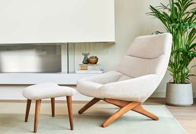  Mid-Century Modern Family Home Living Room. Hampstead House by Rachel Laxer Interiors.