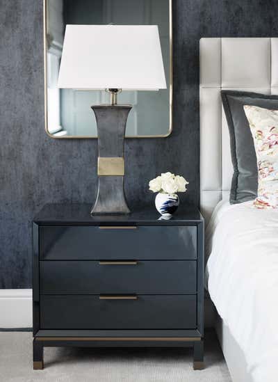  Contemporary Mid-Century Modern Family Home Bedroom. Belsize Park Family Home by Rachel Laxer Interiors.