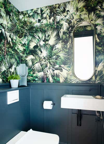  Contemporary Modern Family Home Bathroom. Belsize Park Family Home by Rachel Laxer Interiors.